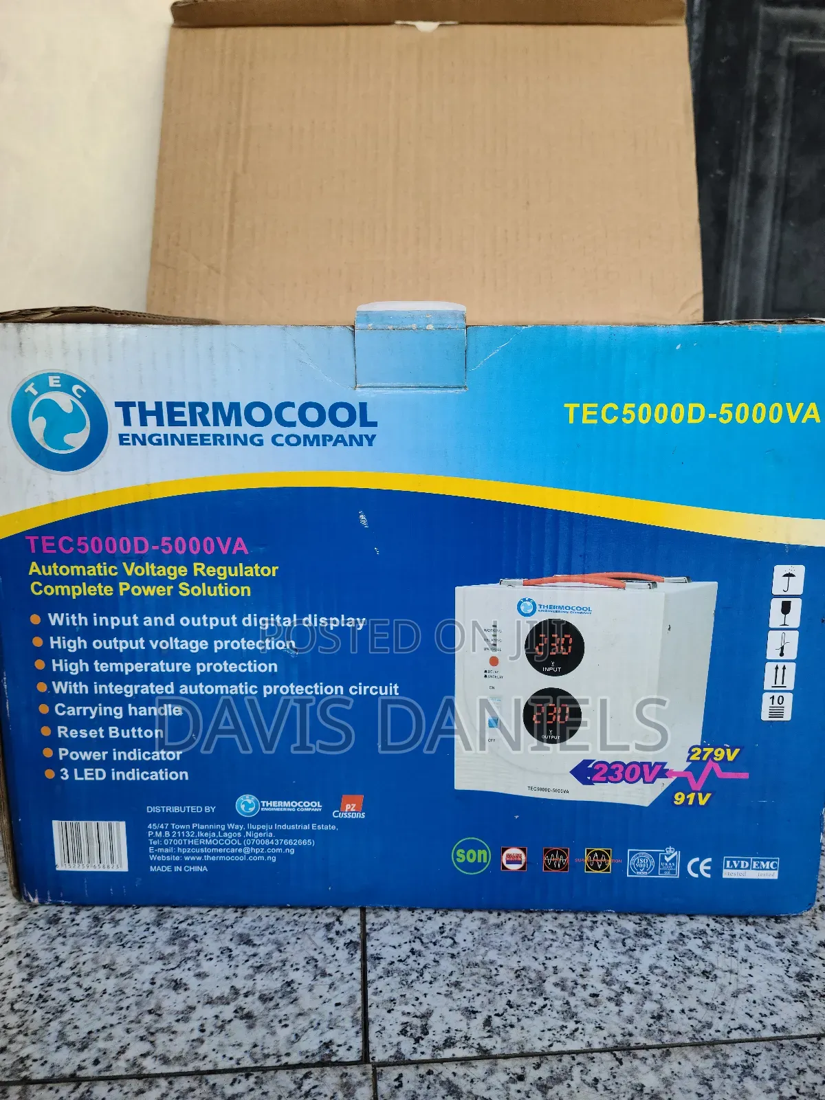 Thermocool Automatic Voltage Regulator