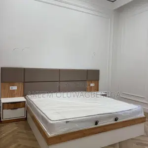 6by6 Bedframe With Two Bedside Cabinets