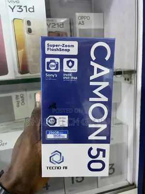 New Tecno Camon 50 256 GB Green