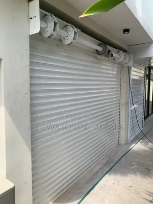 “Automatic Aluminum Roller Shutter Door – Modern Security System”
