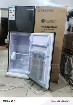 Two Door Refrigerator 138l Glamstar GFR-175dt-W