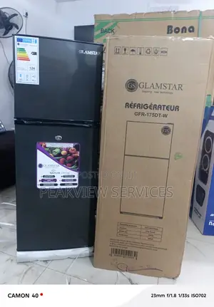 Compact 138l Refrigerator Glamstar GFR-175dt-W
