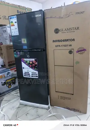 Glamstar GFR-175dt-W Double Door Kitchen Fridge