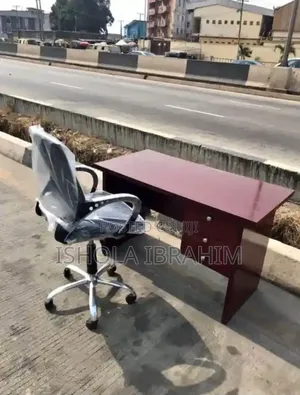 4ft Office Table and Chair Available Phone