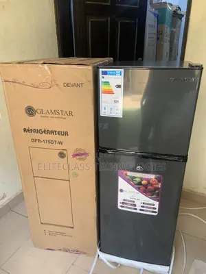 New Glamstar Double Door Fridge 175 Liter Model GFR-175dt-W