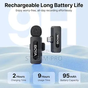 Boya By-v10 Wireless Lavalier Microphone