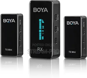 Boya By-xm6-s2 Wireless Lavalier Microphone Set