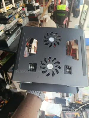 Yl-906 Adjustable Aluminum Laptop Stand With Cooling Fan