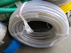 1by1⁄4" Transparent Wire Suction Hose Good for Oil, Petrol and Water