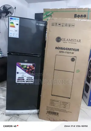 Glamstar GFR-175dt-W Two Door Storage Fridge