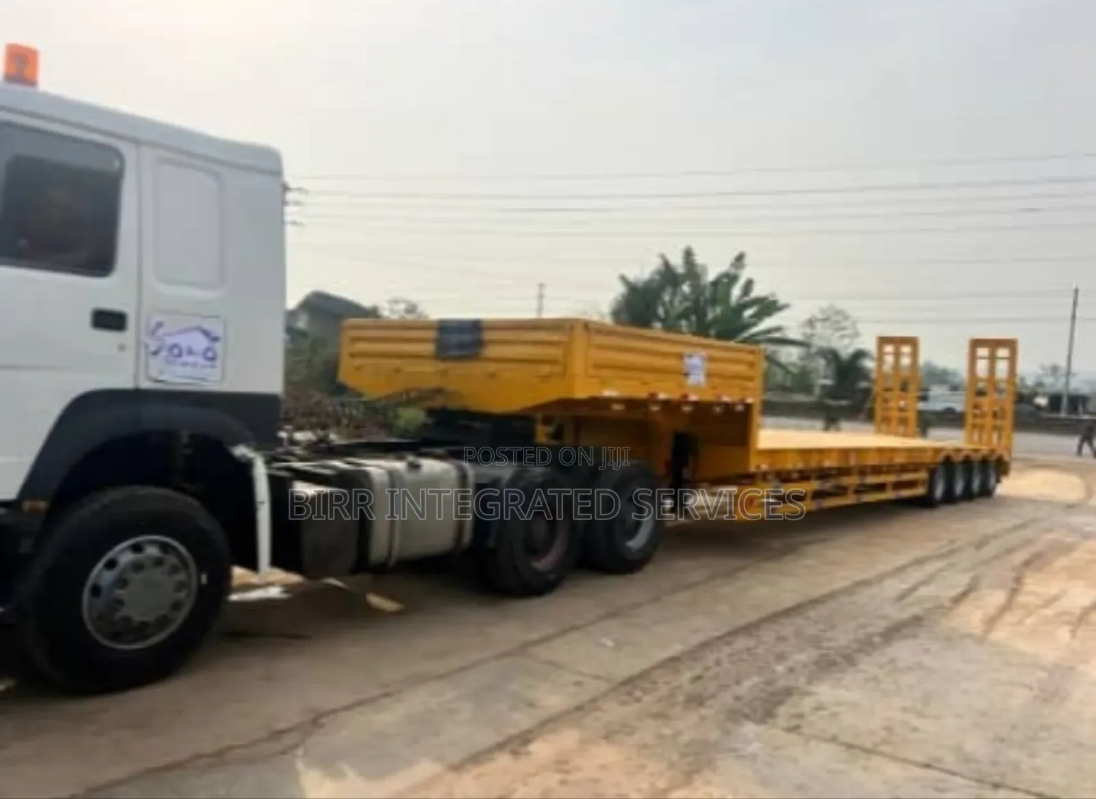 Front Loader Low Bed For Hire
