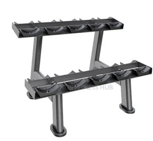Commercial 2-Tier Dumbbell Rack