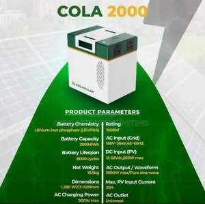 Colar Solar 2kwh