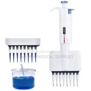 Precision 12-Channel Adjustable Micropipette for Laboratory Research