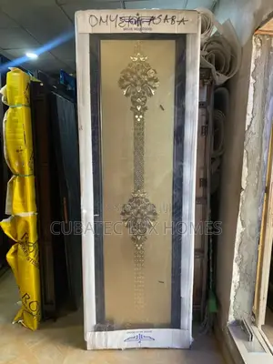 8ft Full Glass Bathroom Door