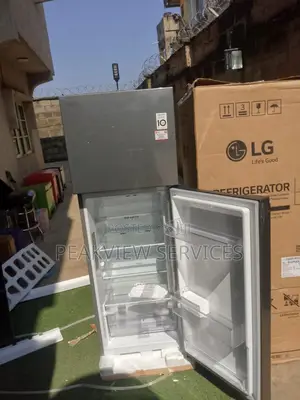 Dual Door Lg Fridge Gl-B242pqkb 260l