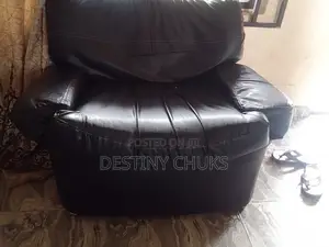 Clean Black Leather Chairs