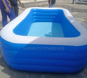 Rectangular Inflatable Family Swimming Pool.