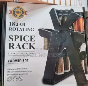 18pcs Jar Rotating Spice Rack