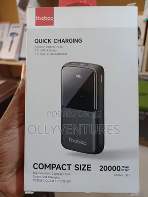 Yoobao Powerbank Compact Size Q21 20000mah