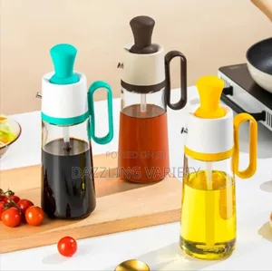 Big Size Kitchen Oil Dispenser Bottle With Silicone Brush Applicator