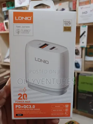 Ldnio Super Fast Charger 20w Pd+Qc3.0