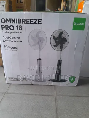 Synix Rechargeable Fan