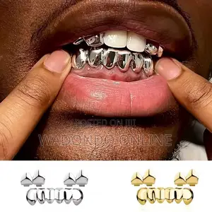 Double Single and Down Plated Grillz Teeth
