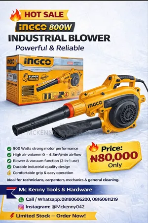 Ingco 800w Industrial Blower – Powerful & Reliable