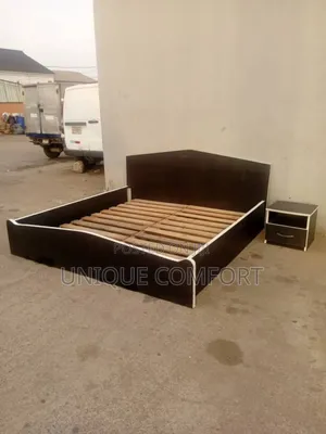 Top Quality 6 by 6 HDF Bedframe With Side Drawer