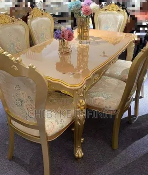 High Quality Imported Royal Dining With Six Chair Available To Pick Up