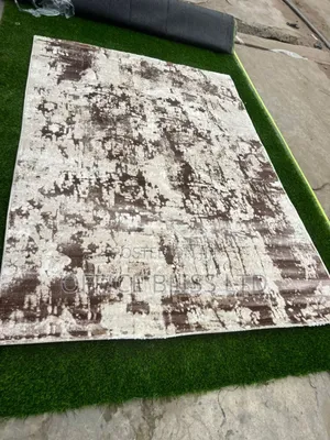 Turkish Dexim Milat  Center Rug ( Brown &Cream)( 4/6/5/7)