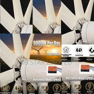 Buy 9000w Per Day 48v Horizontal Wind Turbine Build Your Own Power