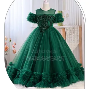 Green Princess Royalty Special Event Full Ball Gown