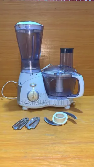 Aeg Assistent Clean Belgium Food Processor With Blender and Slicers.