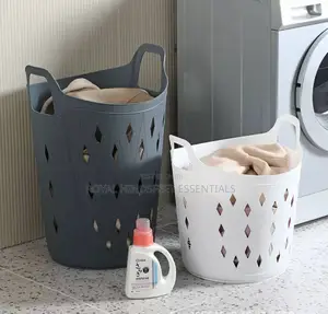 Large Capacity Foldable Laundry Basket With Handle