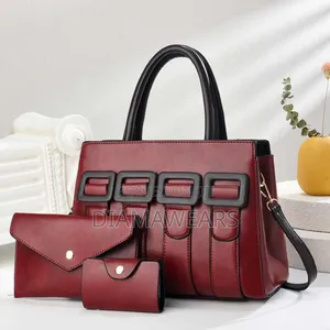 Green Ladies Work Office Hand Bags