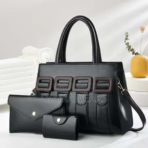 Green Ladies Work Office Hand Bags