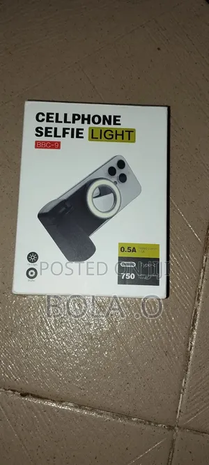 Magnetic Phone Grip + Selfie Light,Mirror +Wireless Bluetooth Shutter