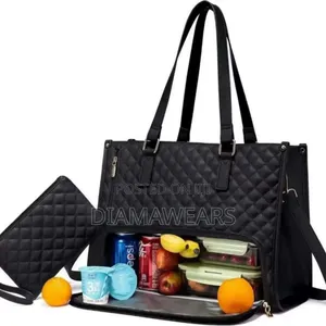 Black Laptop Lunch Office Hand Bag