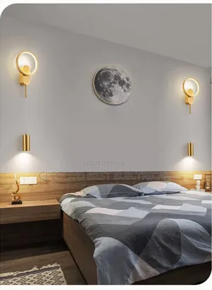 Led Beside Wall Light, Gold and Black Body Available