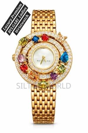 Luxury Gold Bvlgari Ladies Wristwatch