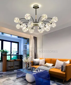 Black 16 Hands Led Modern Luxury Chandelier