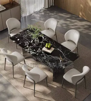 Beautiful Design 6 Seater Marble Dining