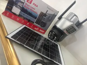 Smart Dual-Lens CCTV With Instant Notifications Night Color Vision
