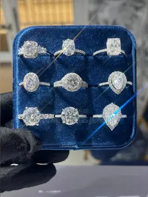 Vvs1 Moissanite Wedding and Engagement Ring.