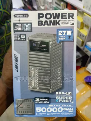 Remax RPP-161 50,000mah Power Bank - 27w Super Fast Charging