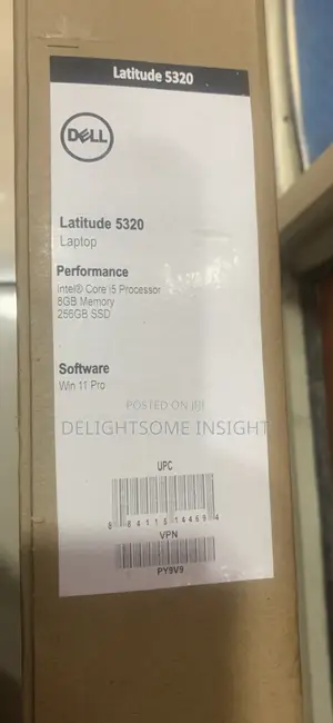 New Laptop Dell Latitude 5320 8GB Intel SSD 256GB