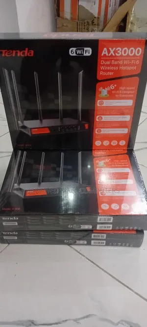 Tenda Ax3000 Dual Band Wifi 6 Wireless Hotspot Router