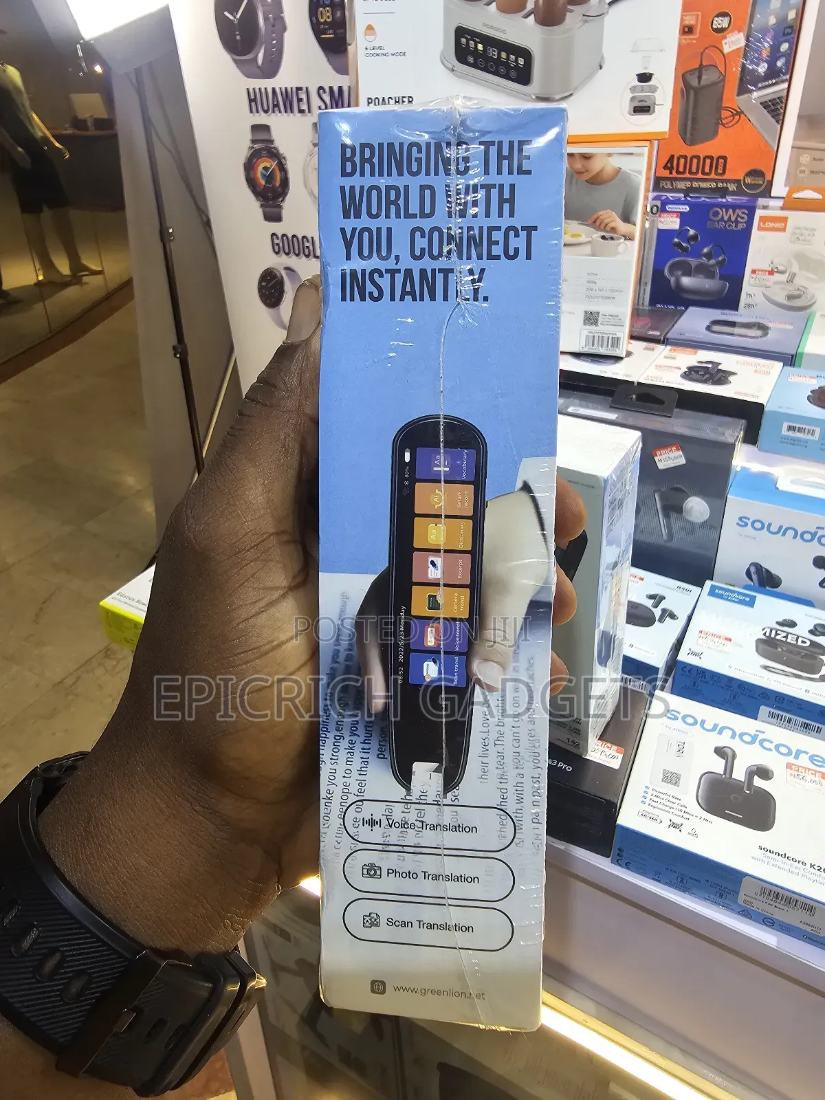 Smart Language Translator Pen, – Read, Scan Translate Any Text